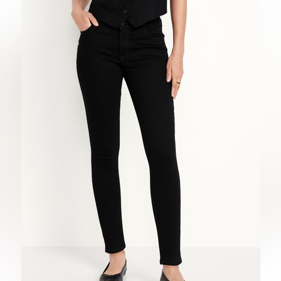 Women’s Mid Rise Black Pants - Picture 1 of 6